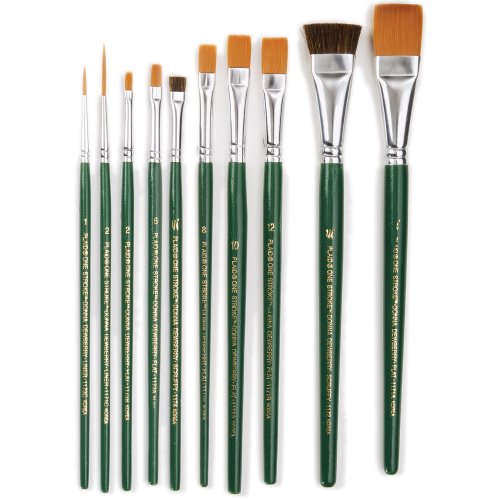 One Stroke Brush Set, 1059 10-Pack