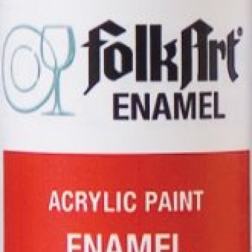 FolkArt Enamel Glass & Ceramic Paint in Assorted Colors 2 oz, 40...