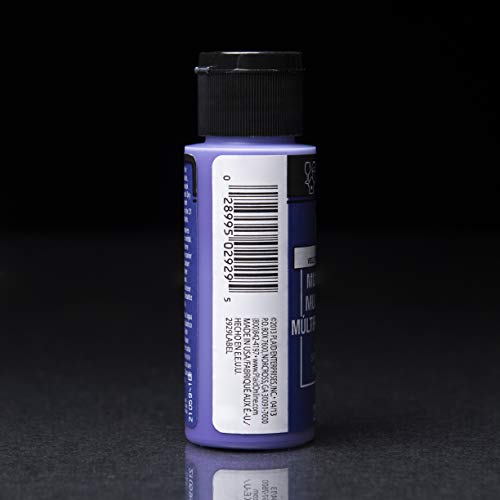FolkArt Multi-Surface Paint Set 2 Ounce, PROMO830 No.1 12-Pack