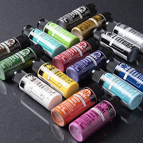 FolkArt PROMOGLS16 Enamel Glass Painting Set