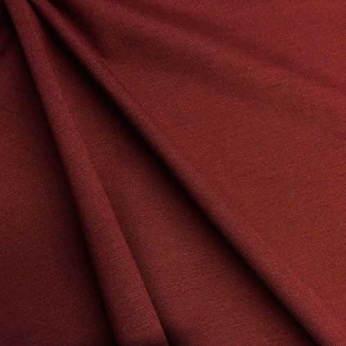 Burdy Ponte De Roma Stretch Knit Fabric 60 Rayon Nylon Spandex...