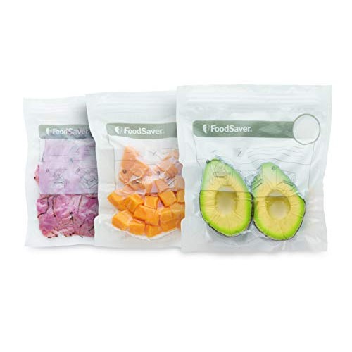 FoodSaver 1-Quart BPA-Free Multilayer Construction Vacuum Zipper B...
