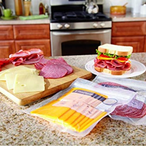 FoodSaver 1-Quart BPA-Free Multilayer Construction Vacuum Zipper B...