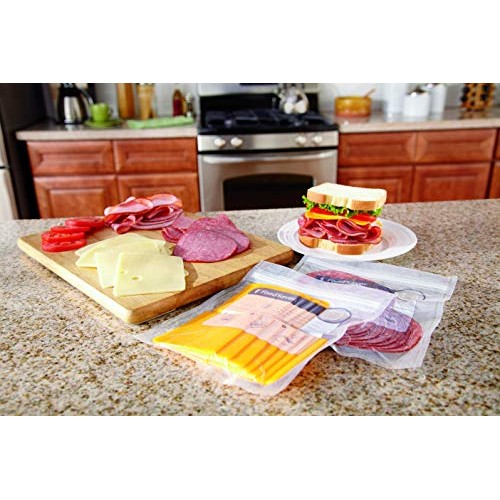 FoodSaver 1-Quart BPA-Free Multilayer Construction Vacuum Zipper B...