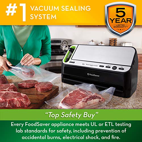 FoodSaver V4400 2-in-1 Vacuum Sealer Machine with Automatic Bag De...