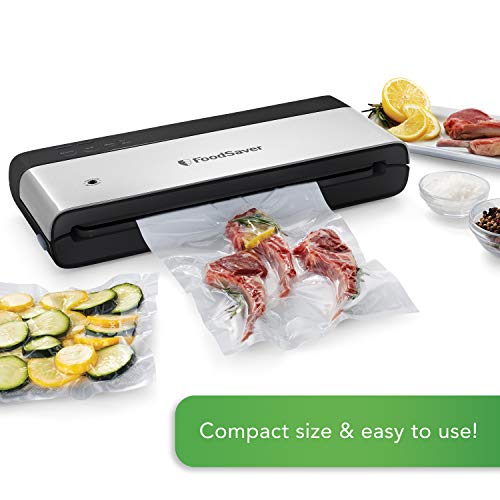 FoodSaver VS0150 Sealer PowerVac Compact Vacuum Sealing Machine, V...