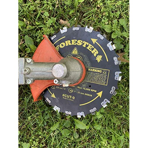 Forester Chainsaw Tooth 9 Brush Blade with 3/16 Round File 2 Pie...