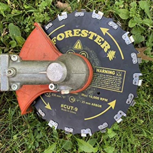 Forester Chainsaw Tooth 9 Brush Blade with 3/16 Round File 2 Pie...