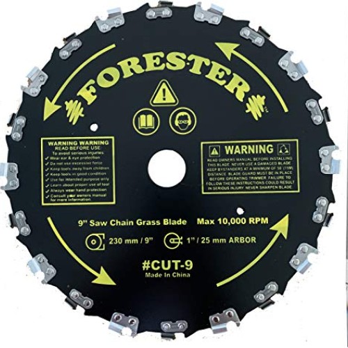 Forester Chainsaw Tooth 9 Brush Blade with 3/16 Round File 2 Pie...
