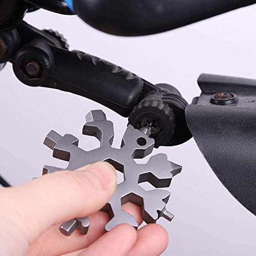 3 Pack Snowflake 18-in-1 Multi Tool, Stainless Steel Snowflake Bot...
