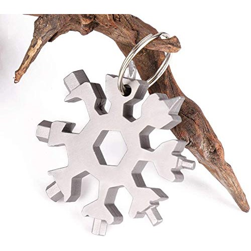 3 Pack Snowflake 18-in-1 Multi Tool, Stainless Steel Snowflake Bot...