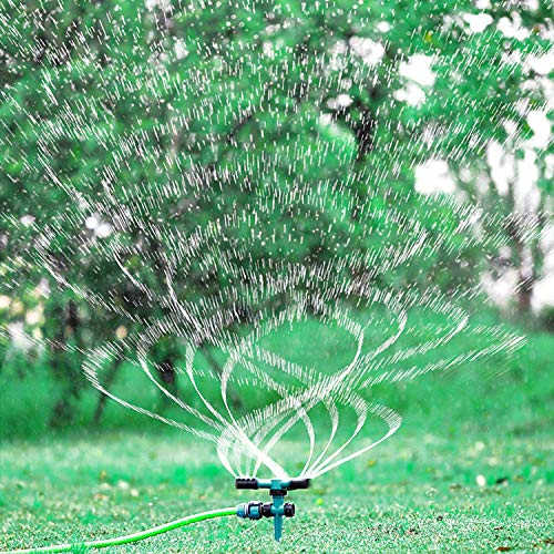 Forno Garden Sprinkler, 360° Rotating Lawn Sprinkler Ground Covere...