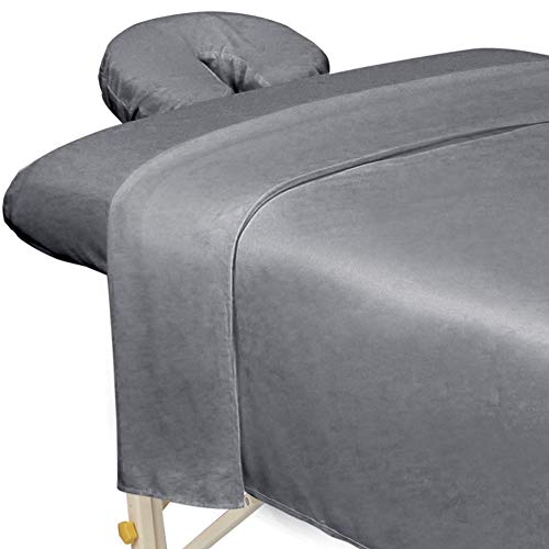 ForPro Premium Microfiber 3-Piece Massage Sheet Set, Ultra-Light, ...