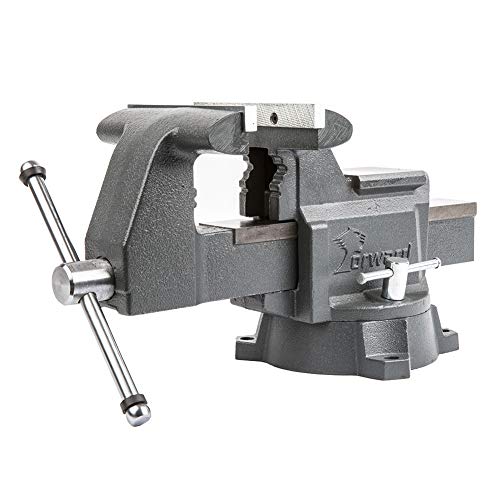 Forward CR60A 6.5-Inch Bench Vise Swivel Base Heavy Duty with Anvi...