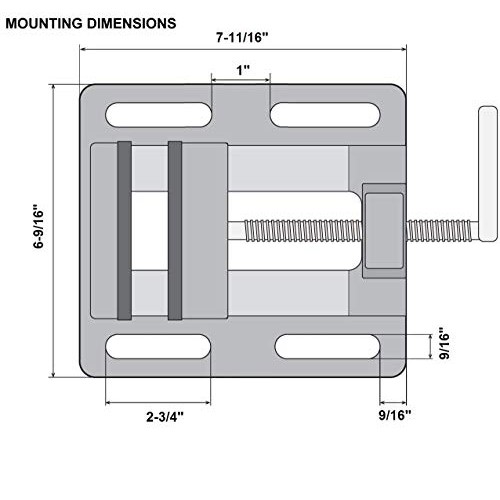 Forward Drill Press Vise 4, Q194A