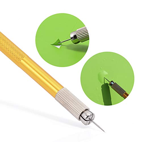 FOSHIO Pin Pen Vinyl Weeding Tool 2 in 1 Art Knife Pen, Sharp Craf...