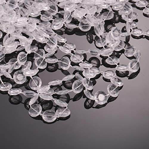 Foulon 1 Pack Beads Octagonal Crystal Beads Window Door Curtains D...
