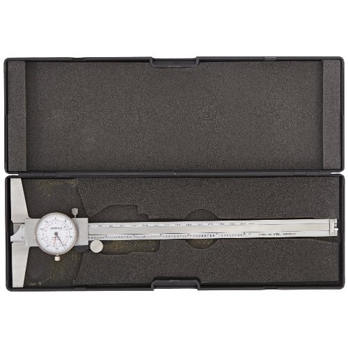 Fowler 52-130-008 Stainless Steel Inch/Metric Dial Depth Gauge, 8...