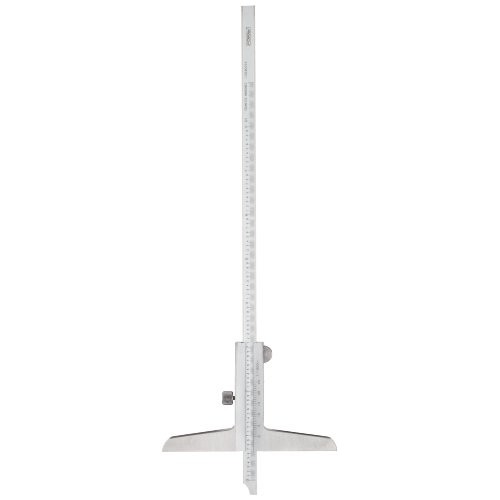 Fowler 52-140-008-1 Stainless Steel Vernier Depth Gauge, 8 Measur...