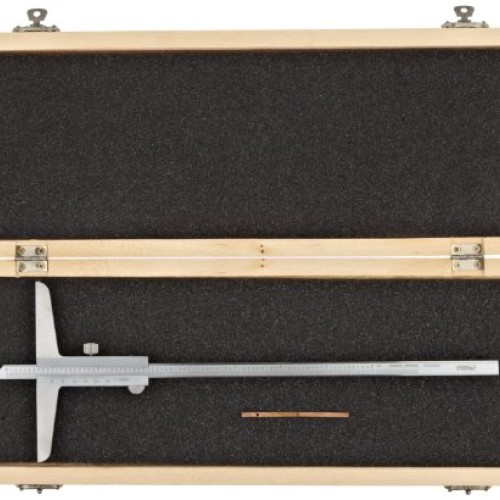 Fowler 52-140-008-1 Stainless Steel Vernier Depth Gauge, 8 Measur...