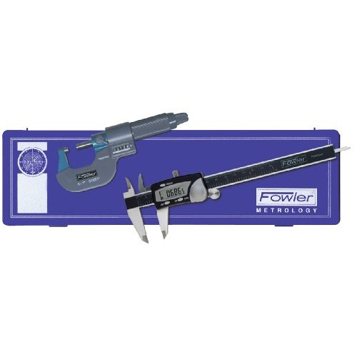 Fowler 54-004-201 Electronic Caliper & EZ-Read Micrometer Set, 6 ...