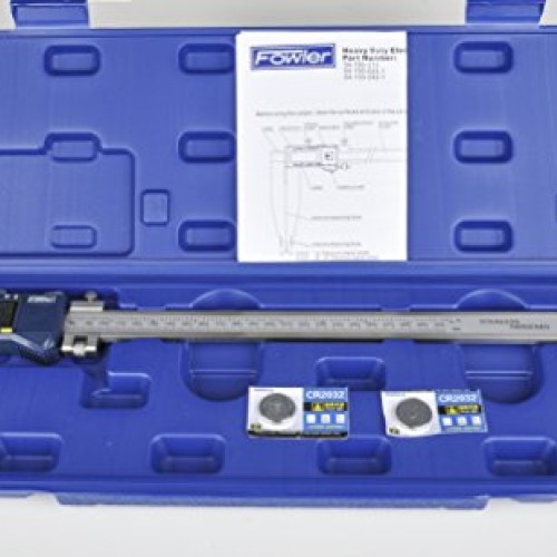 Fowler Full 2 Year Warranty Xtra-Range Electronic Caliper, 54-100-...