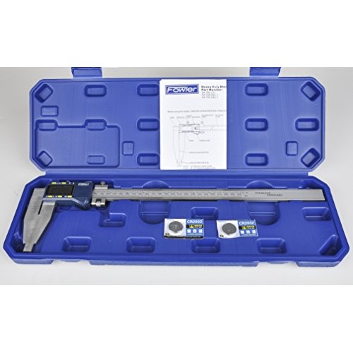 Fowler Full 2 Year Warranty Xtra-Range Electronic Caliper, 54-100-...