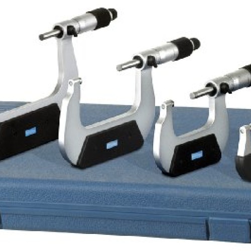 Fowler Full Warranty 52-229-220-0 Outside Metric Micrometer Set, 0...