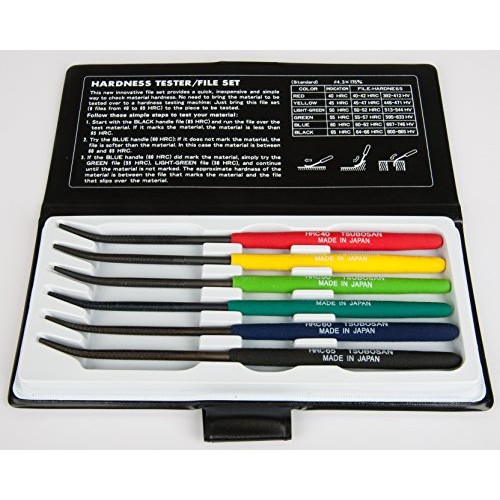 Fowler Full Warranty 52-760-000-0 Hardness Tester File Set, 0.157...