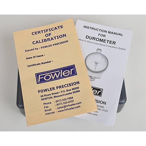 Fowler Full Warranty Economy Analog Portable Durometer, 53-762-101...