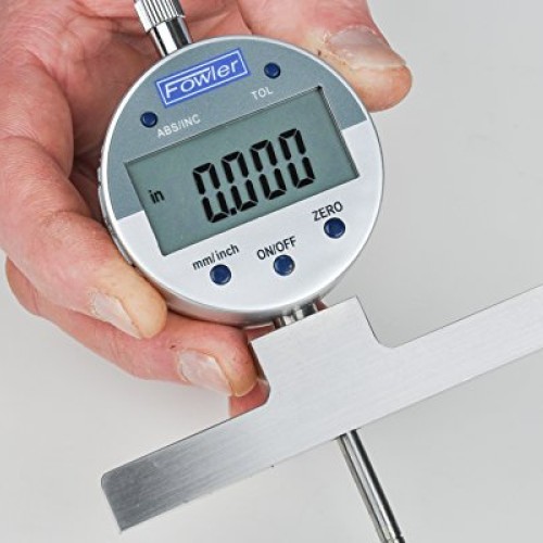 Fowler Full Warranty Electronic Depth Gauge Gage, 54-125-777, 0-22...