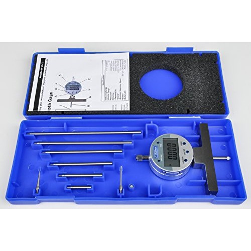 Fowler Full Warranty Electronic Depth Gauge Gage, 54-125-777, 0-22...