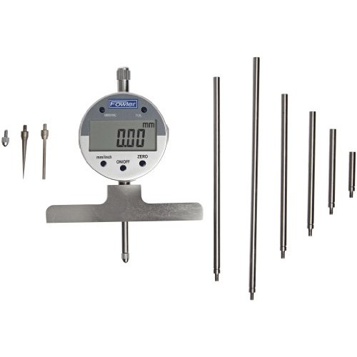 Fowler Full Warranty Electronic Depth Gauge Gage, 54-125-777, 0-22...