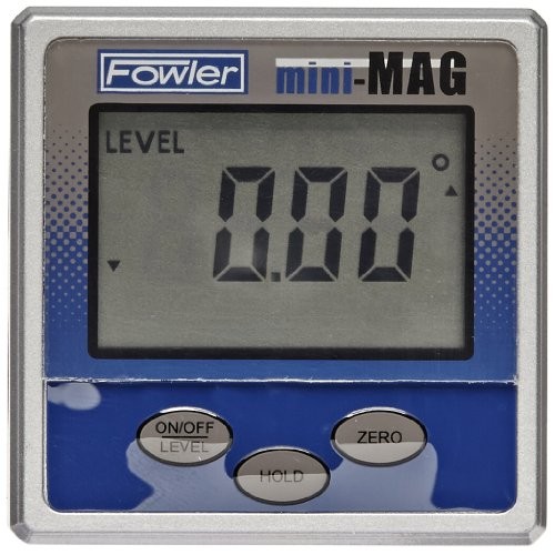 Fowler Full Warranty Mini-MAG Protractor, 54-422-450-1, 360° Maxim...