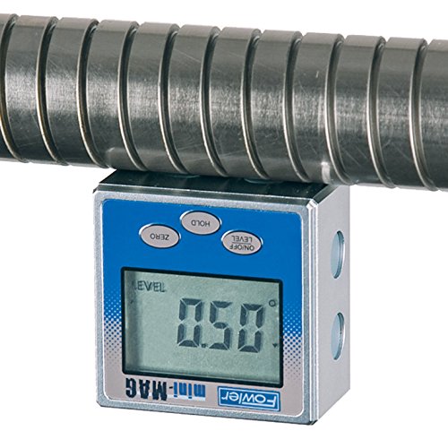 Fowler Full Warranty Mini-MAG Protractor, 54-422-450-1, 360° Maxim...