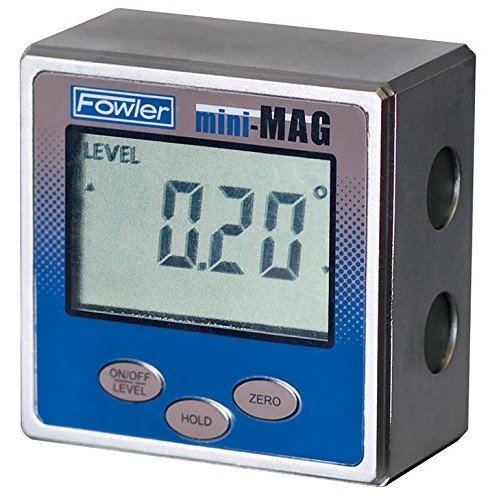 Fowler Full Warranty Mini-MAG Protractor, 54-422-450-1, 360° Maxim...