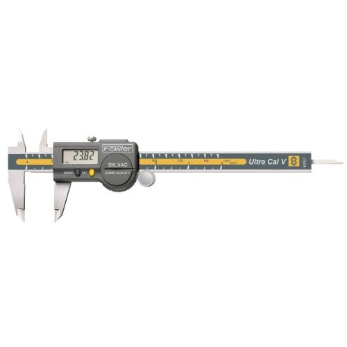 Fowler Stainless Steel Ultra-Cal V Electronic Caliper, 54-100-067-...