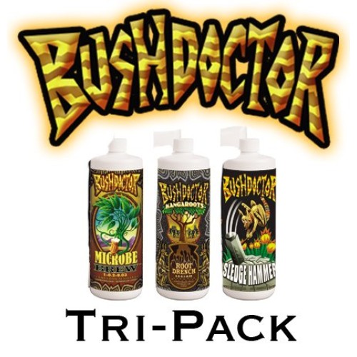 Fox Farm Bush Doctor Tri-Pack KangaRoots, Microbe Brew, SledgeHamm...