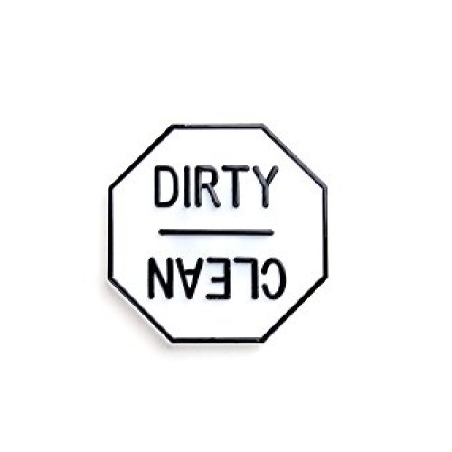 Fox Run - 5935 Fox Run Clean or Dirty Dishwasher Magnet, 2.5 x 2.5...