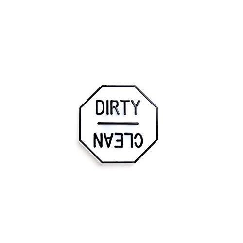 Fox Run - 5935 Fox Run Clean or Dirty Dishwasher Magnet, 2.5 x 2.5...