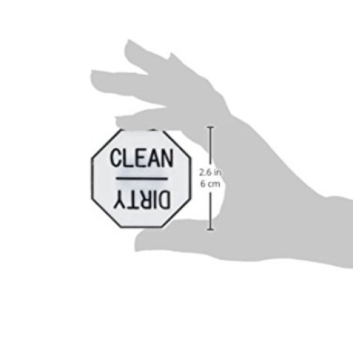Fox Run - 5935 Fox Run Clean or Dirty Dishwasher Magnet, 2.5 x 2.5...
