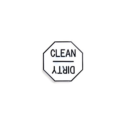 Fox Run - 5935 Fox Run Clean or Dirty Dishwasher Magnet, 2.5 x 2.5...