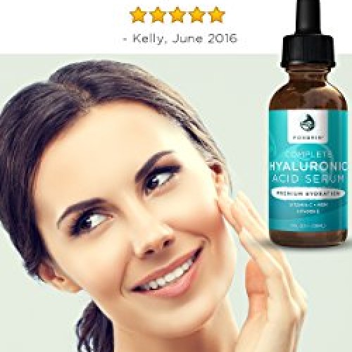 Hyaluronic Acid Serum - Vitamin C and E - Hydrating Anti Aging for...