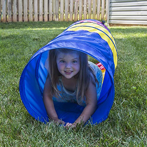 FoxPrint Pop Up Kid’s Play Tunnel for Toddlers Indoor and Outdoor,...
