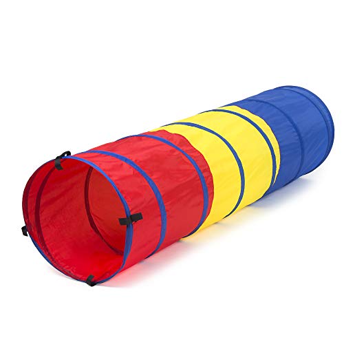 FoxPrint Pop Up Kid’s Play Tunnel for Toddlers Indoor and Outdoor,...
