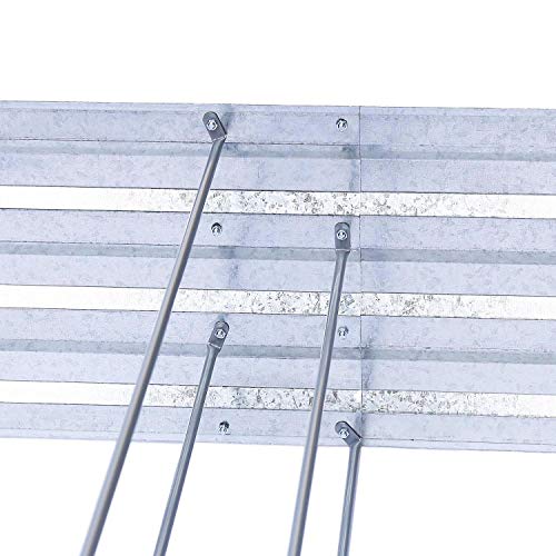 FOYUEE Galvanized Raised Garden Beds for Vegetables Large Metal Pl...