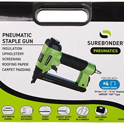 Surebonder 9600B Pneumatic Heavy Duty Standard T50 Type Stapler A...