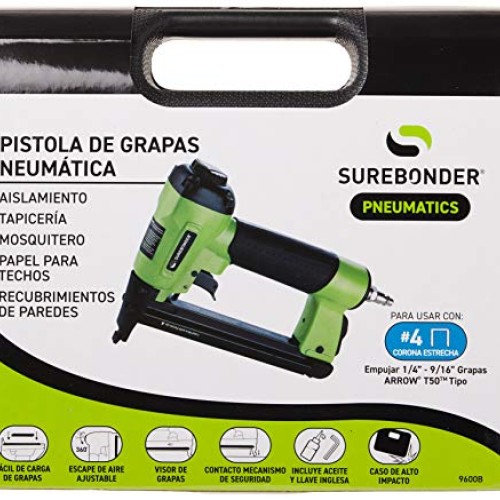 Surebonder 9600B Pneumatic Heavy Duty Standard T50 Type Stapler A...