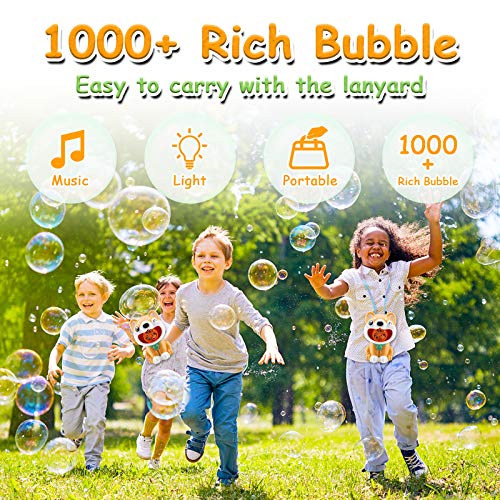 Bubble Machine Blower Maker for Toddlers - Automatic Portable Dog ...