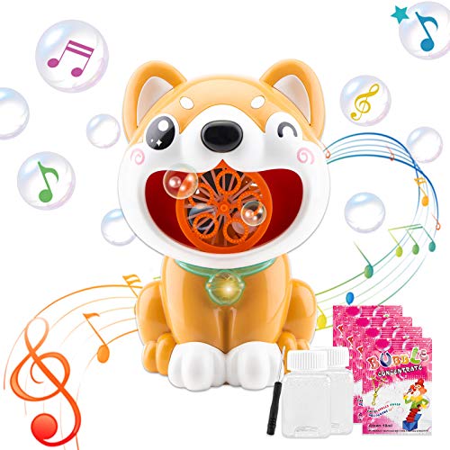Bubble Machine Blower Maker for Toddlers - Automatic Portable Dog ...